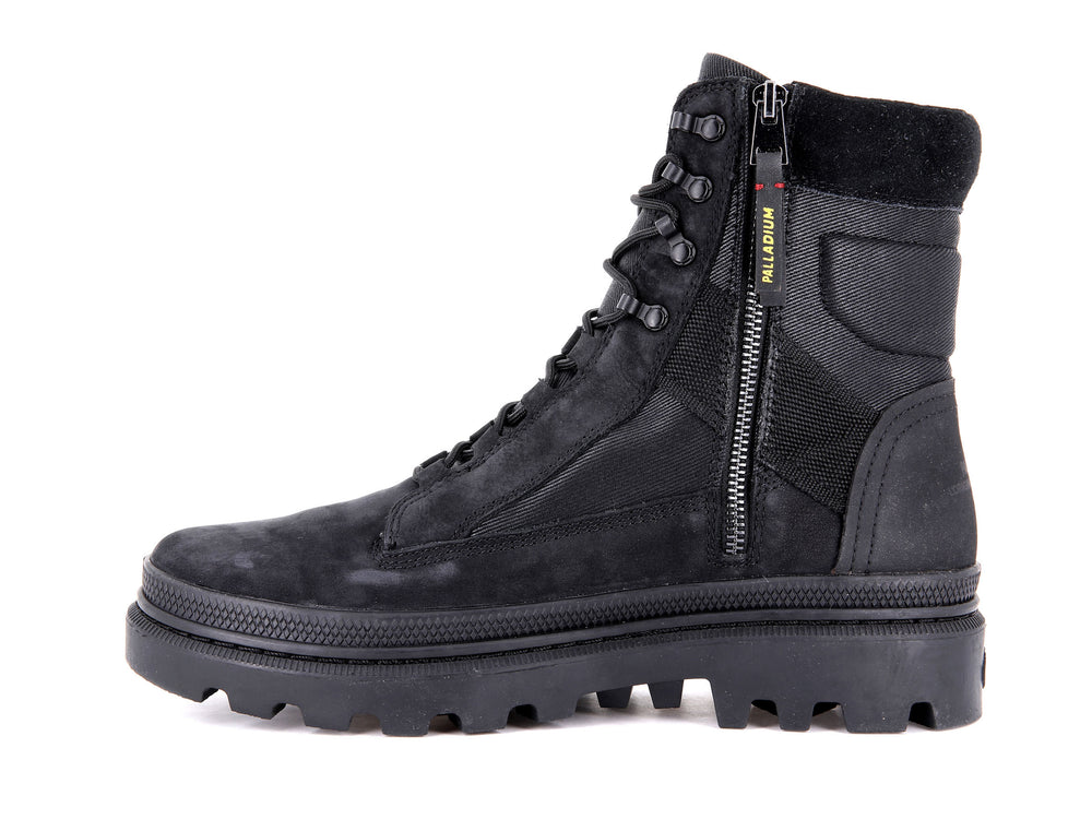 Zapatos Altas Palladium PALLATROOPER TACTICAL Mujer Negras | Costa Rica-50489